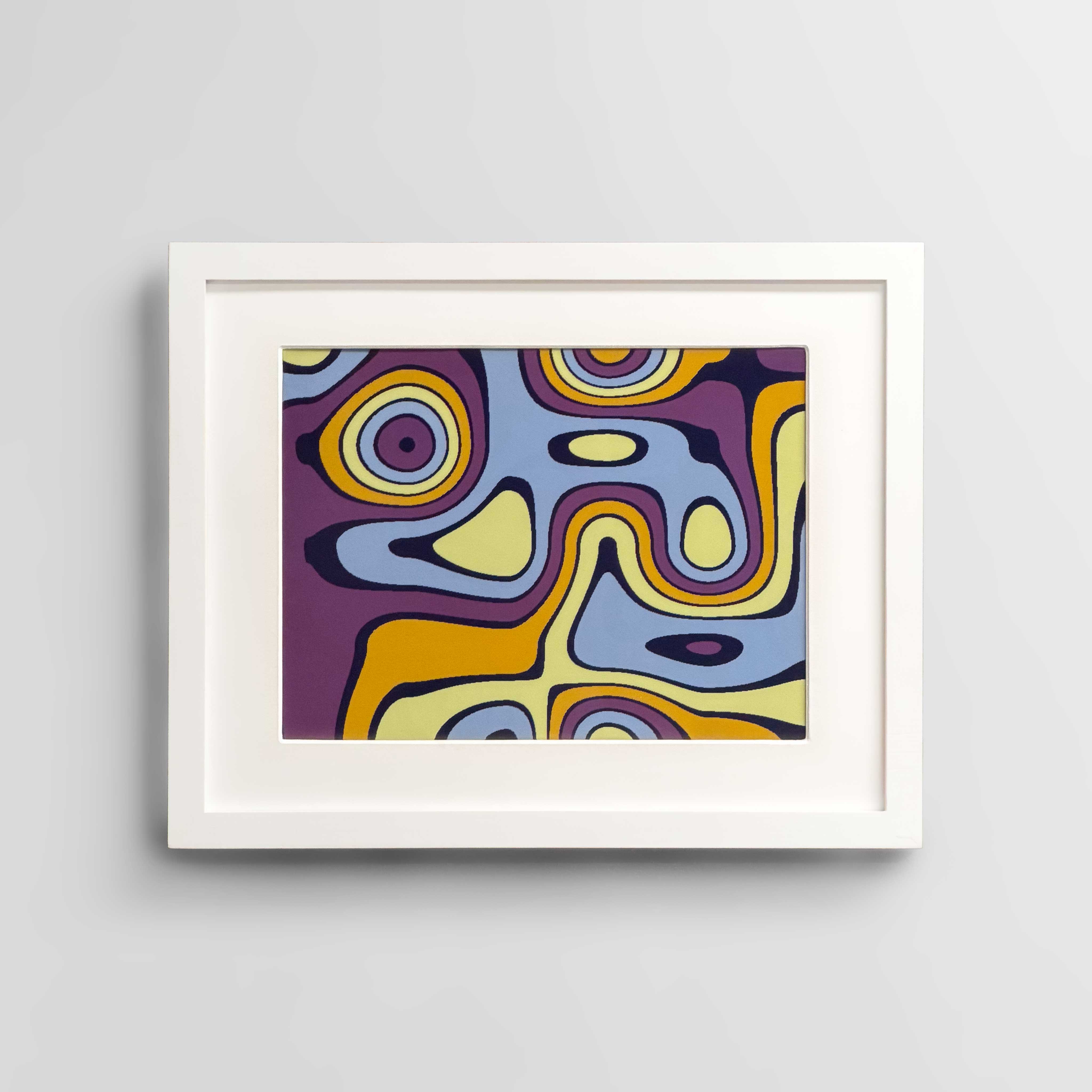 Wallie Square White Frame