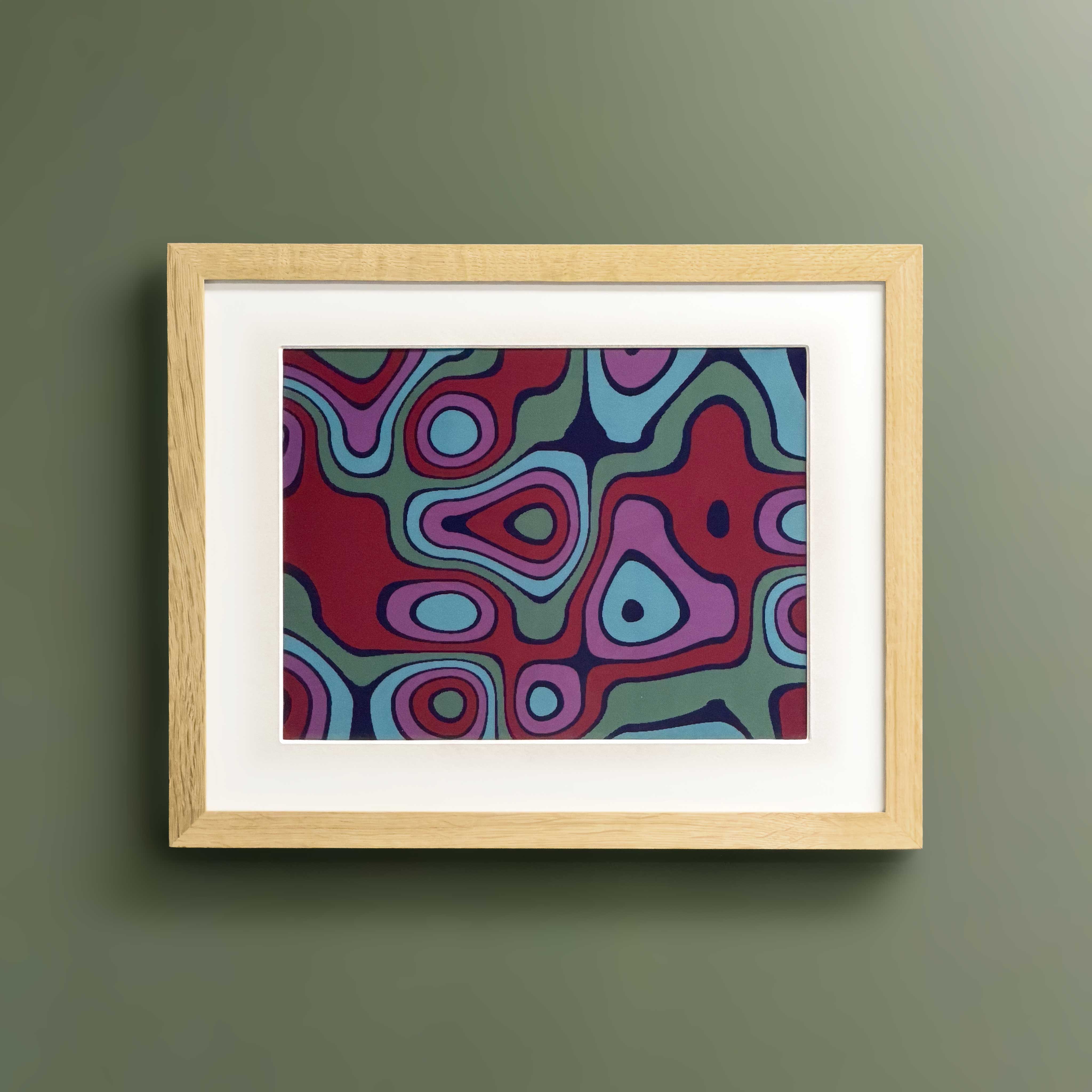 Wallie Square White Oak Frame